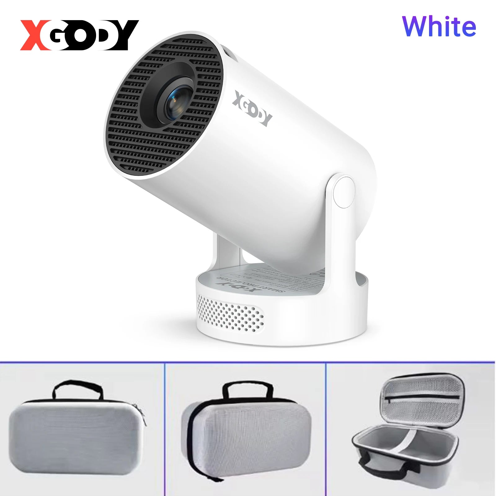 Vidéoprojecteur XGODY Short-Focus 250 ANSI HD — 150 Pouces, Android & Correction Auto | Novatek Studio