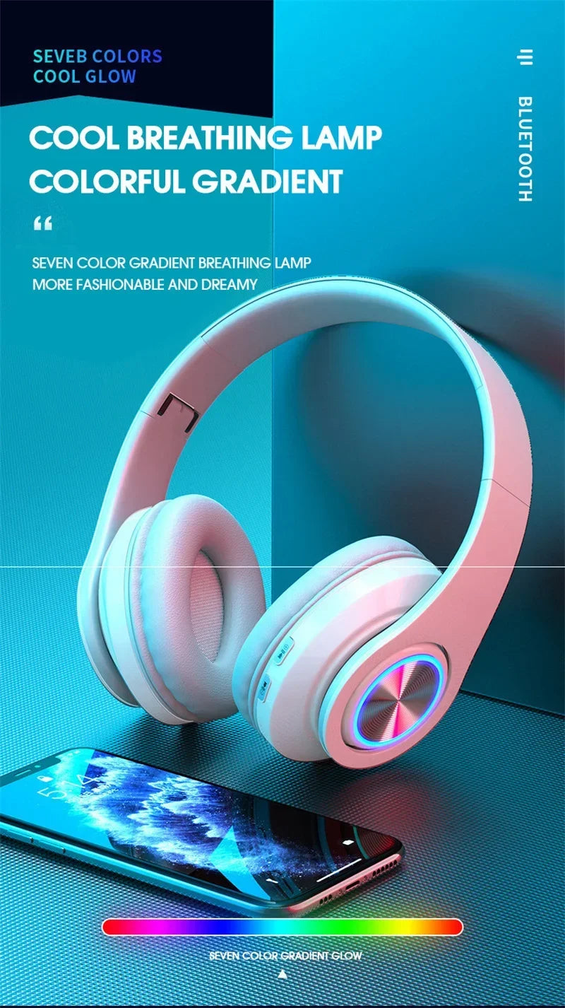 Casque Bluetooth 5.0 Pliable — ANC, 8H, FM Radio, Carte TF & Mousse Mémoire | Novatek Studio