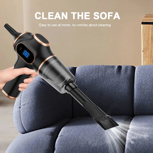 Aspirateur Sans Fil Portable 95000PA — Voiture, Canapé & Bureau | Novatek Studio