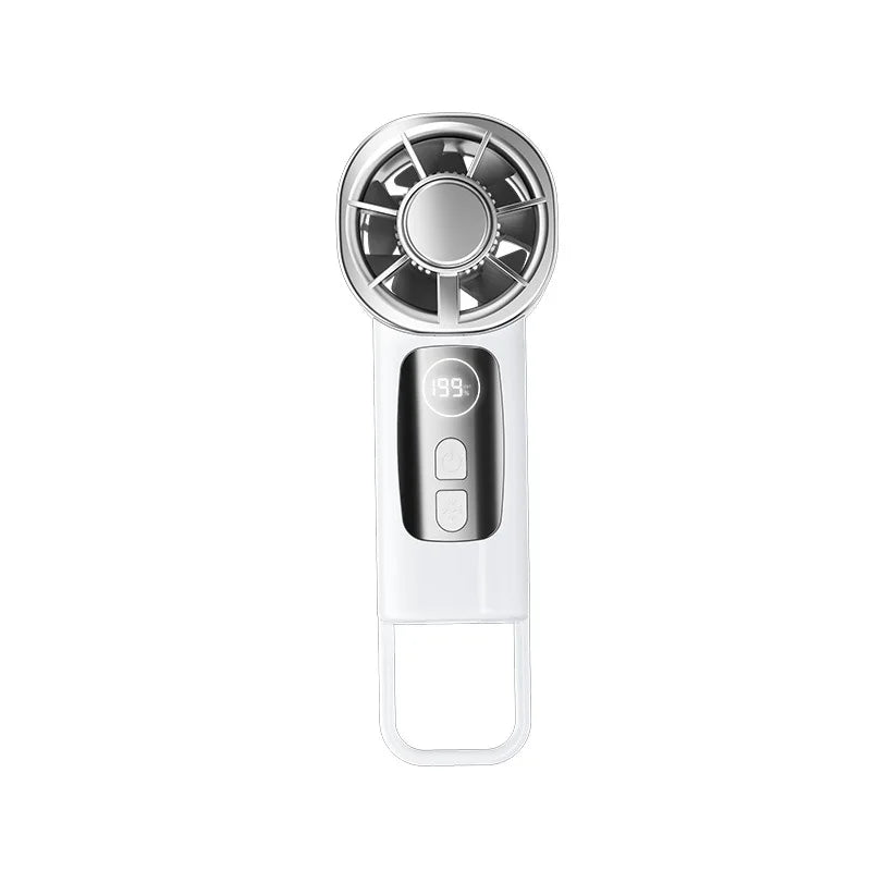 Mini Ventilateur Portable Rechargeable USB — 199 Vitesses & Refroidissement Semiconducteur | Novatek Studio