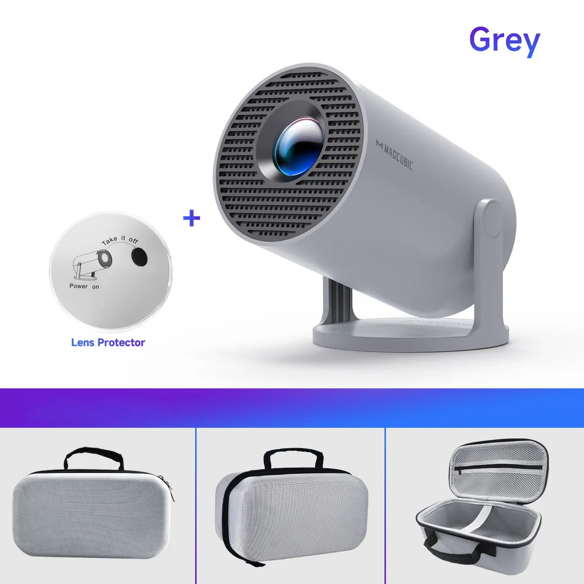 Vidéoprojecteur Magcubic HY300 Pro 290 ANSI — Android 14, WiFi 6, BT5.4 & 200 Pouces | Novatek Studio