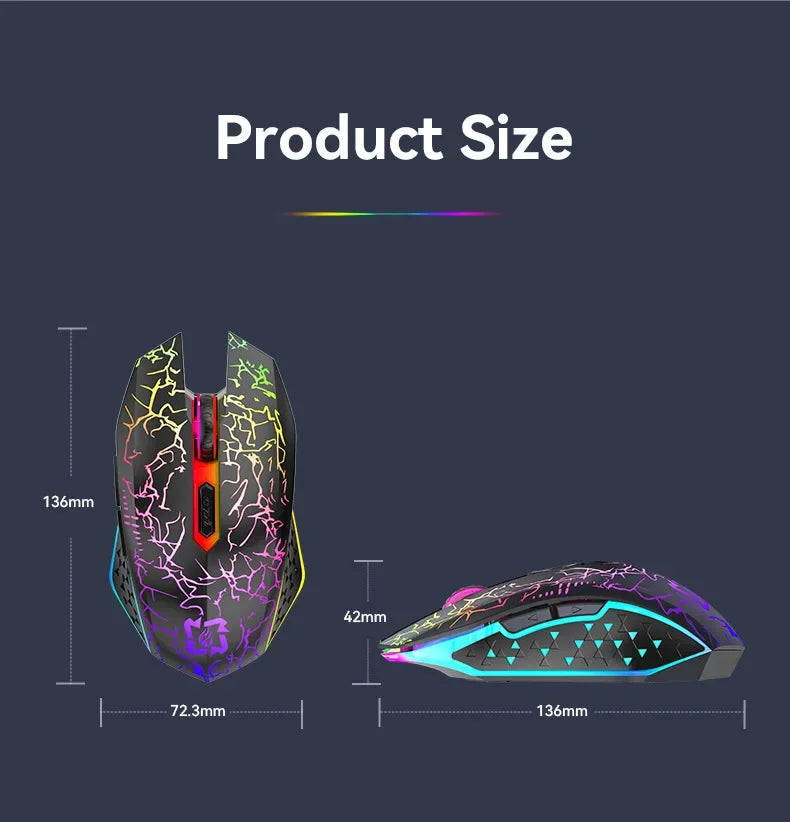 Souris Gaming Sans Fil Bluetooth 5.2 & 2.4GHz — 90H Autonomie, 3 DPI & USB-C | Novatek Studio