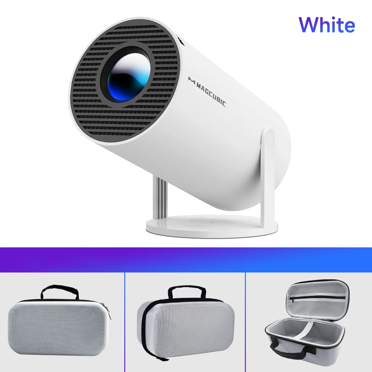Vidéoprojecteur Magcubic HY300 Pro 290 ANSI — Android 14, WiFi 6, BT5.4 & 200 Pouces | Novatek Studio
