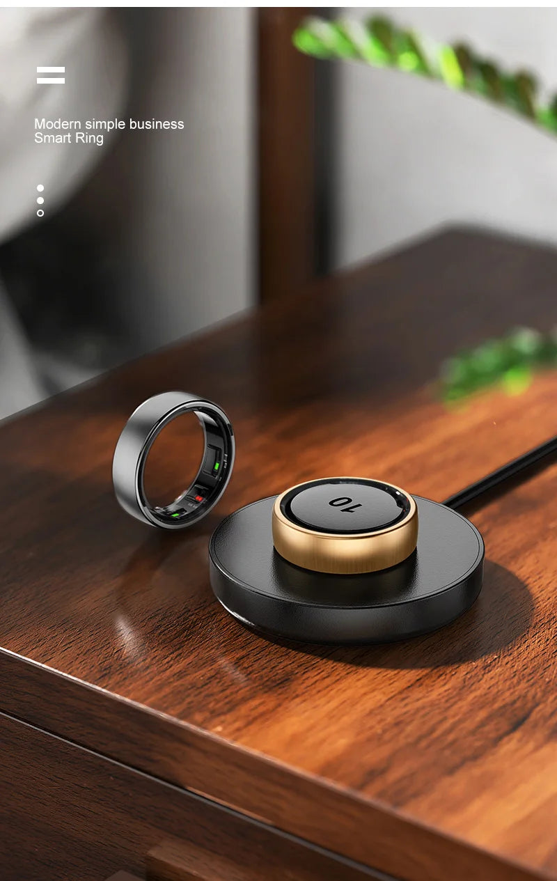 Bague Connectée Uhoofit R10 — Santé, Sommeil, IP68 5ATM & Multi-Sport | Novatek Studio