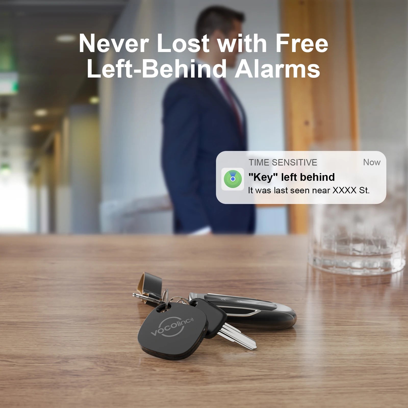 Traceur Bluetooth Anti-Perte VOCOlinc — Clés, Portefeuille & Sac | Novatek Studio