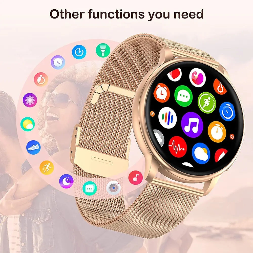 Smartwatch MEVADEN — Appels BT, Santé, 5 Jours & Cadrans Personnalisables | Novatek Studio