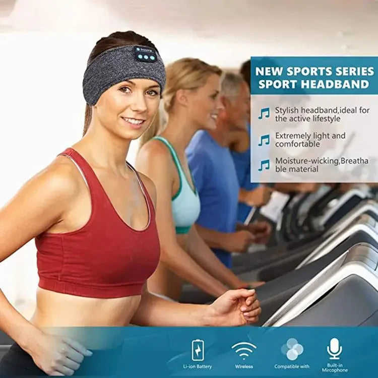 Bandeau Sommeil Bluetooth 5.0 — Écouteurs Intégrés, Masque Yeux & Sport | Novatek Studio