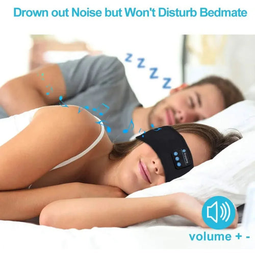 Bandeau Sommeil Bluetooth 5.0 — Écouteurs Intégrés, Masque Yeux & Sport | Novatek Studio