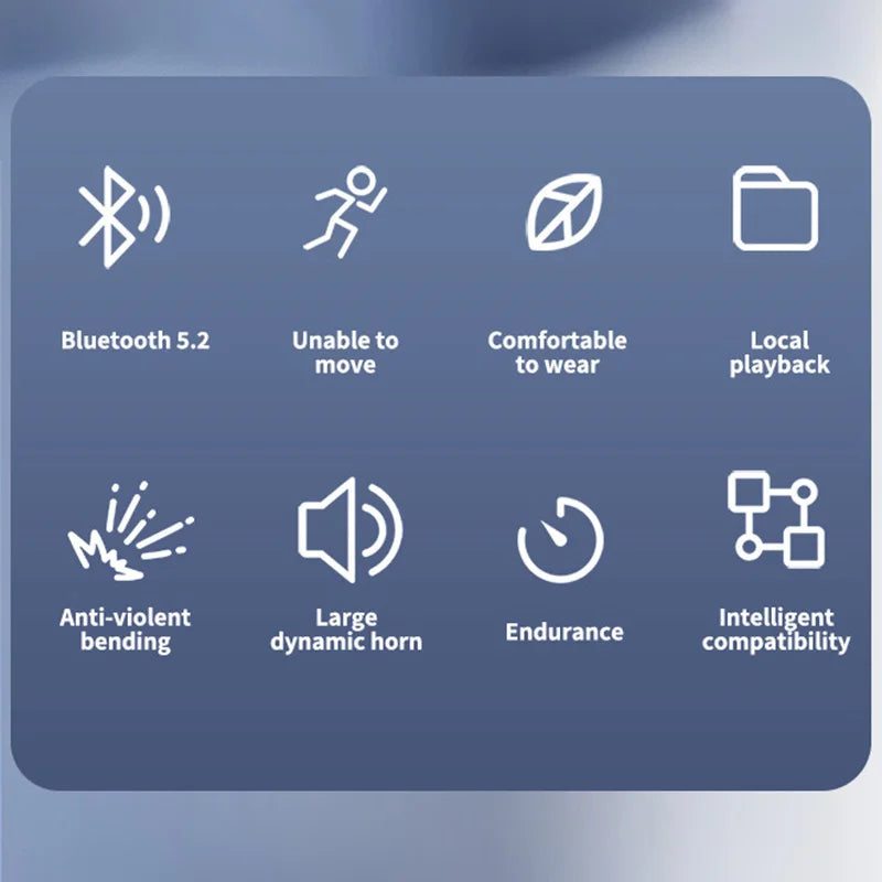 Écouteurs Conduction Osseuse Bluetooth 5.2 — 32H, ANC, Waterproof & Sport | Novatek Studio
