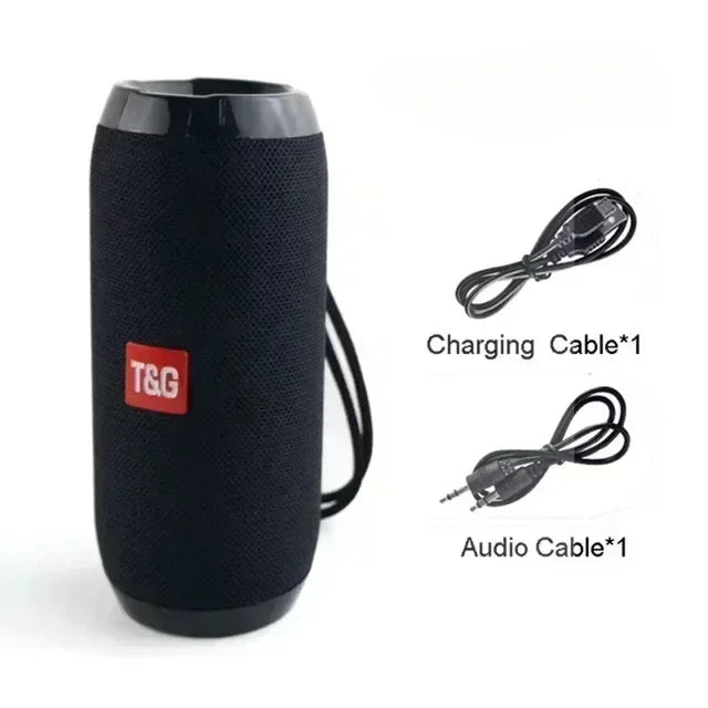 Enceinte Bluetooth Portable T&G — 10W Waterproof IPX5, FM Radio & 10H Autonomie | Novatek Studio
