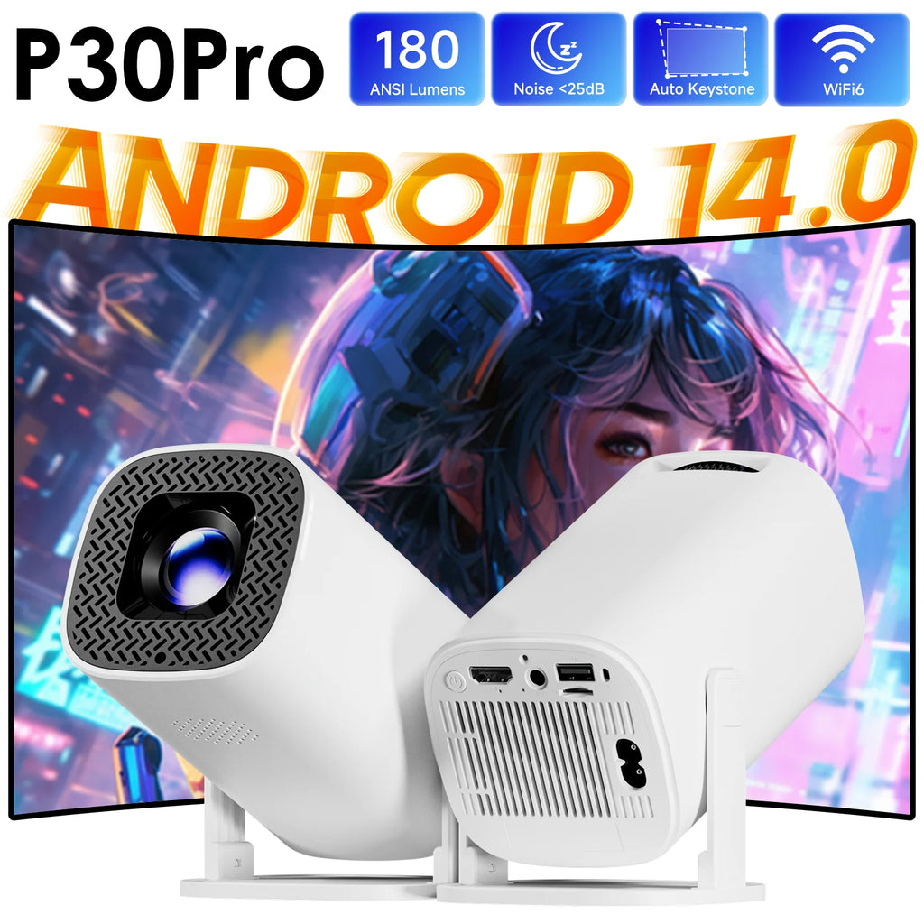 Vidéoprojecteur Portable Topsion HD 720p — 180 ANSI, Android, Bluetooth & 120 Pouces | Novatek Studio