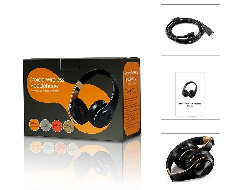 Casque Bluetooth 5.3 — 20H Autonomie, FM Radio, Micro HD & Mousse Mémoire | Novatek Studio