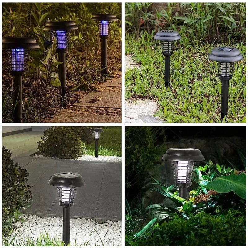 Lampe Solaire Anti-Moustiques UV — Waterproof, LED Décoratif, Jardin & Camping | Novatek Studio