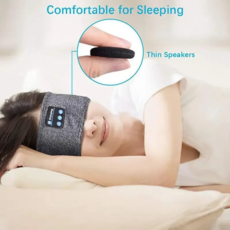 Bandeau Sommeil Bluetooth 5.0 — Écouteurs Intégrés, Masque Yeux & Sport | Novatek Studio
