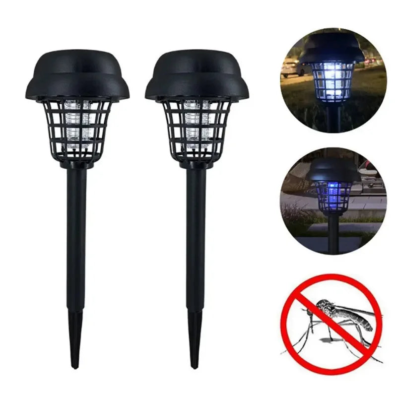 Lampe Solaire Anti-Moustiques UV — Waterproof, LED Décoratif, Jardin & Camping | Novatek Studio