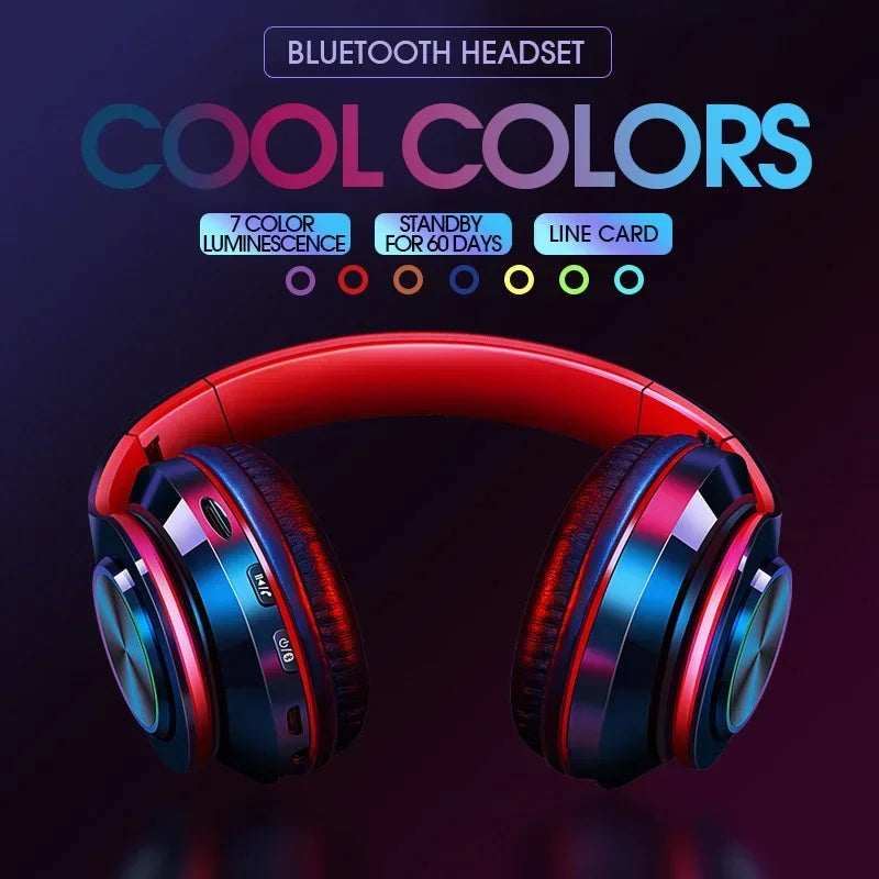 Casque Bluetooth 5.0 Pliable — ANC, 8H, FM Radio, Carte TF & Mousse Mémoire | Novatek Studio