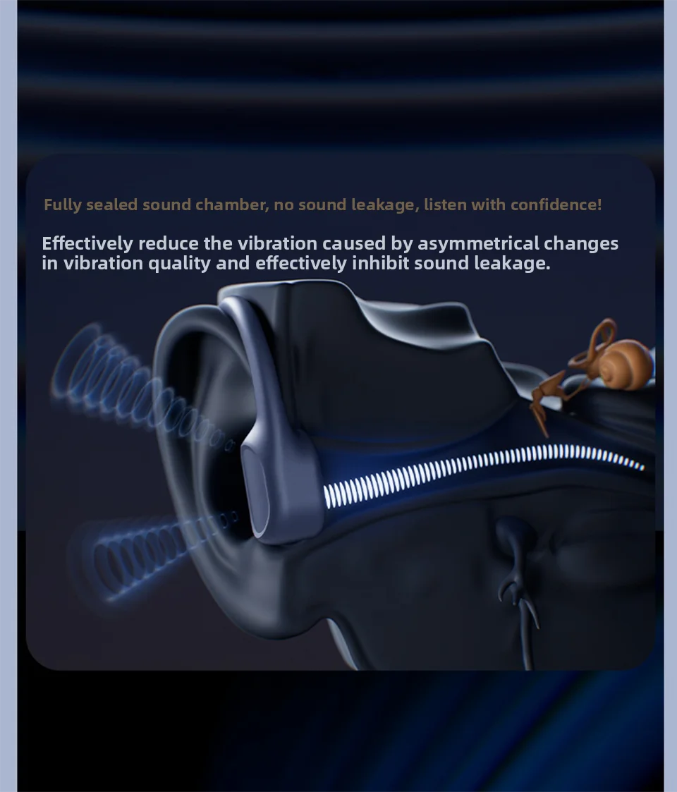 Écouteurs à Conduction Osseuse Sanag B33S — IPX8 Natation, 32Go & Bluetooth 5.3 | Novatek Studio