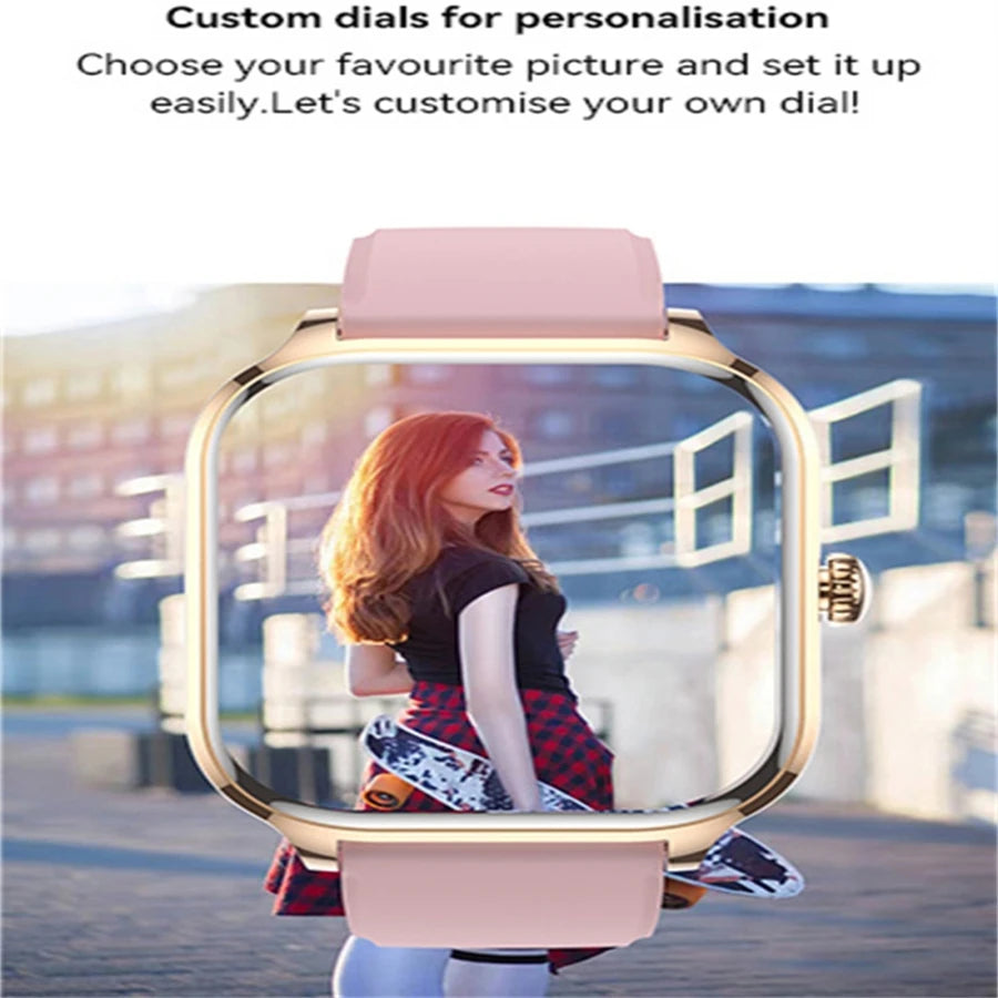 Smartwatch 2.01" — Appels, Santé, Sport & Notifications | Novatek Studio
