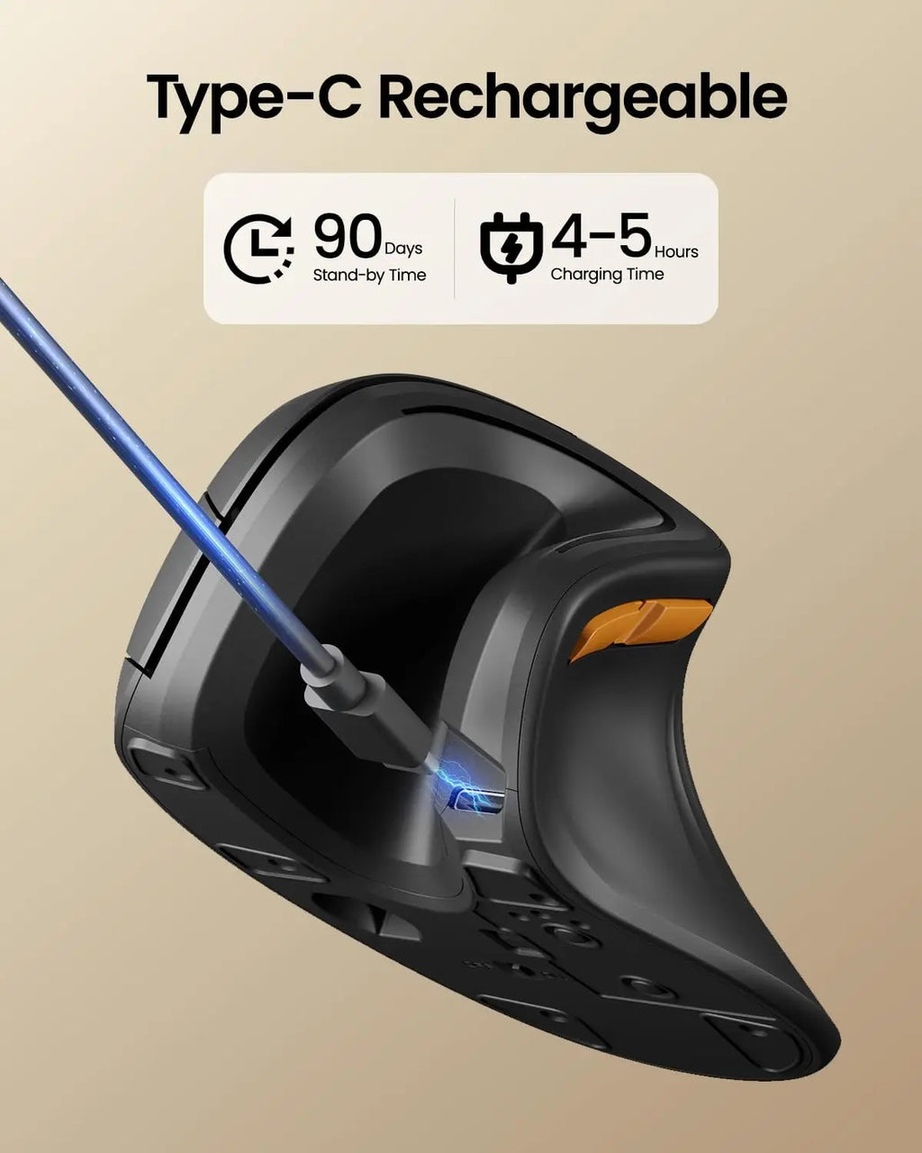 Souris Ergonomique Verticale ProtoArc — Triple Connexion BT+2.4G, Mac/iPad/Windows | Novatek Studio