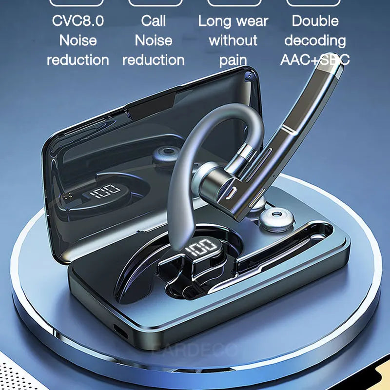 Écouteurs TWS Bluetooth 5.1 — Waterproof, 108dB HiFi, Micro HD & Boîtier USB-C | Novatek Studio