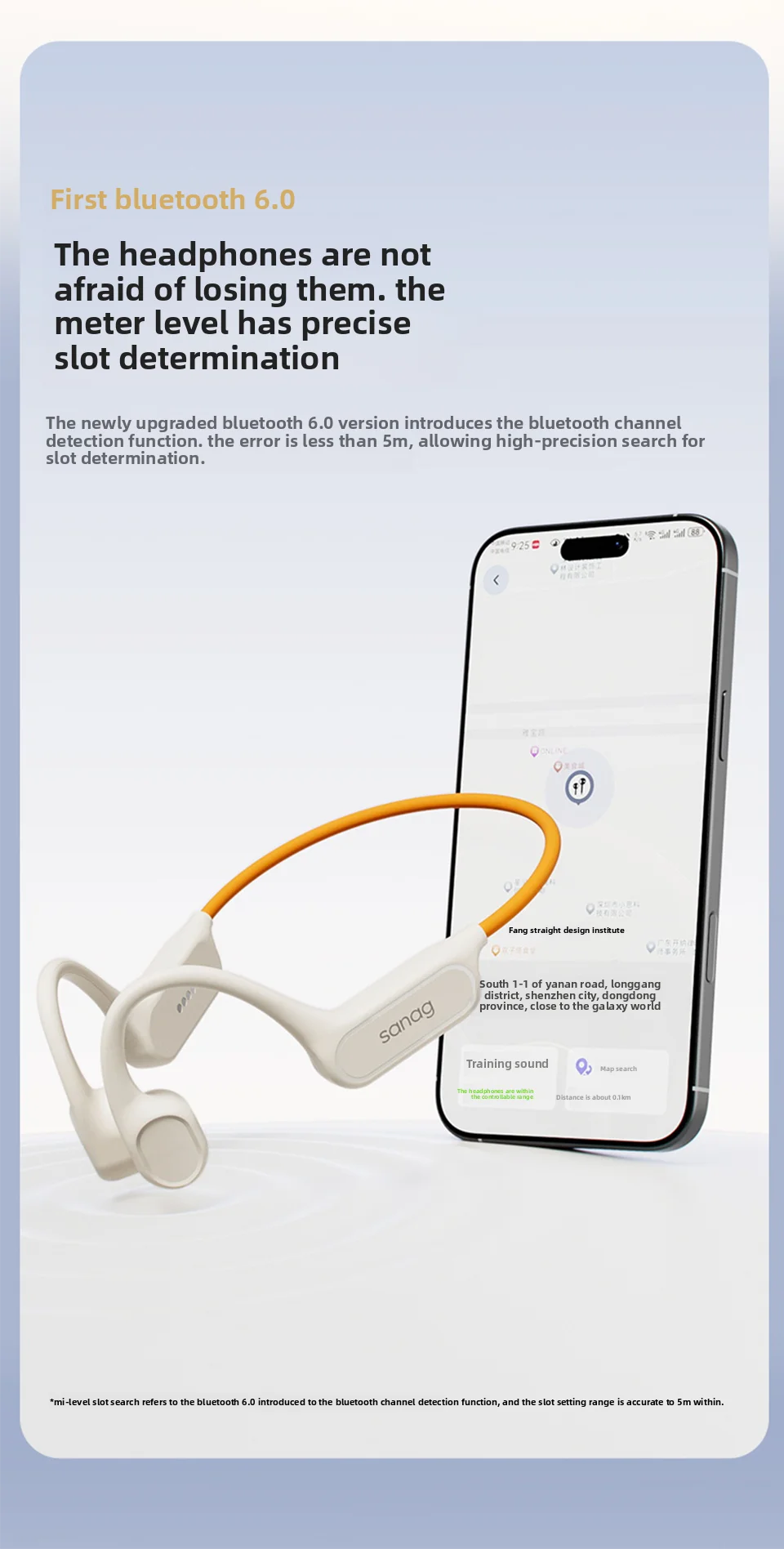 Écouteurs à Conduction Osseuse Sanag B33S — IPX8 Natation, 32Go & Bluetooth 5.3 | Novatek Studio