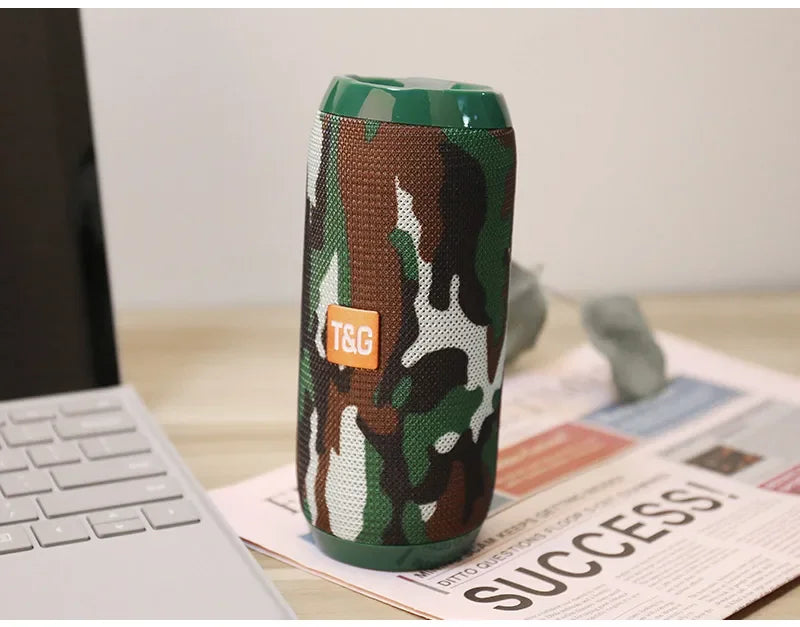 Enceinte Bluetooth Portable T&G — 10W Waterproof IPX5, FM Radio & 10H Autonomie | Novatek Studio