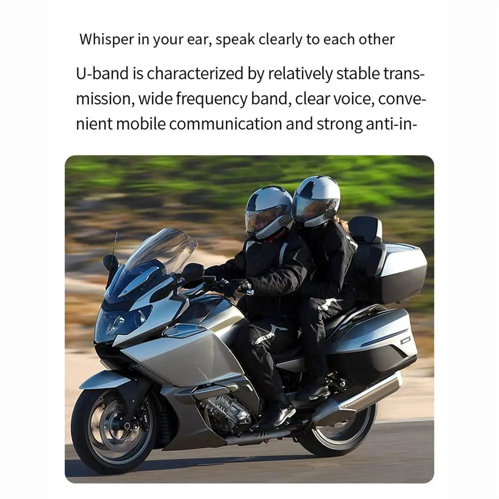 Écouteur Bluetooth Moto Mains Libres — Intercom 500m, Waterproof & Commande Vocale | Novatek Studio