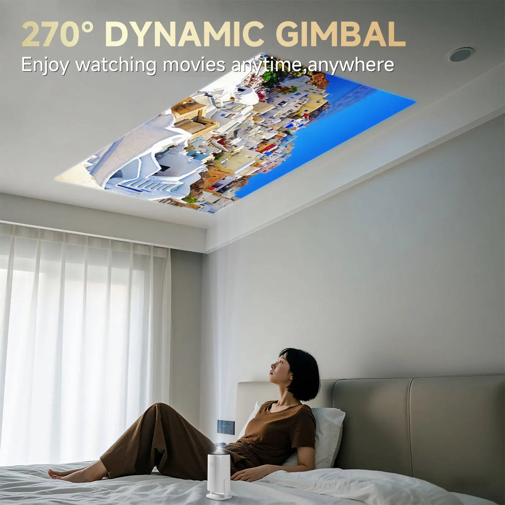 Vidéoprojecteur Portable Topsion HD 720p — 180 ANSI, Android, Bluetooth & 120 Pouces | Novatek Studio