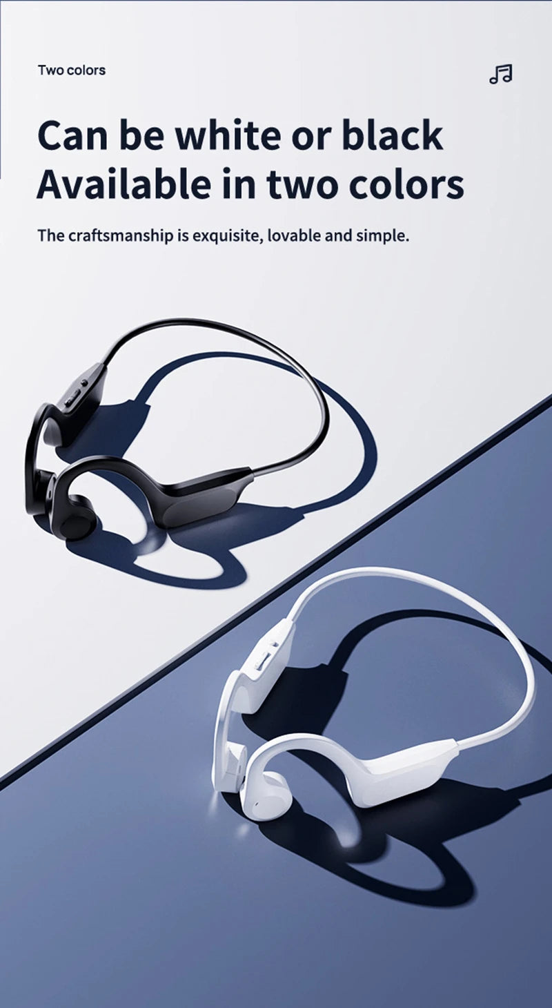 Écouteurs Conduction Osseuse Bluetooth 5.2 — 32H, ANC, Waterproof & Sport | Novatek Studio