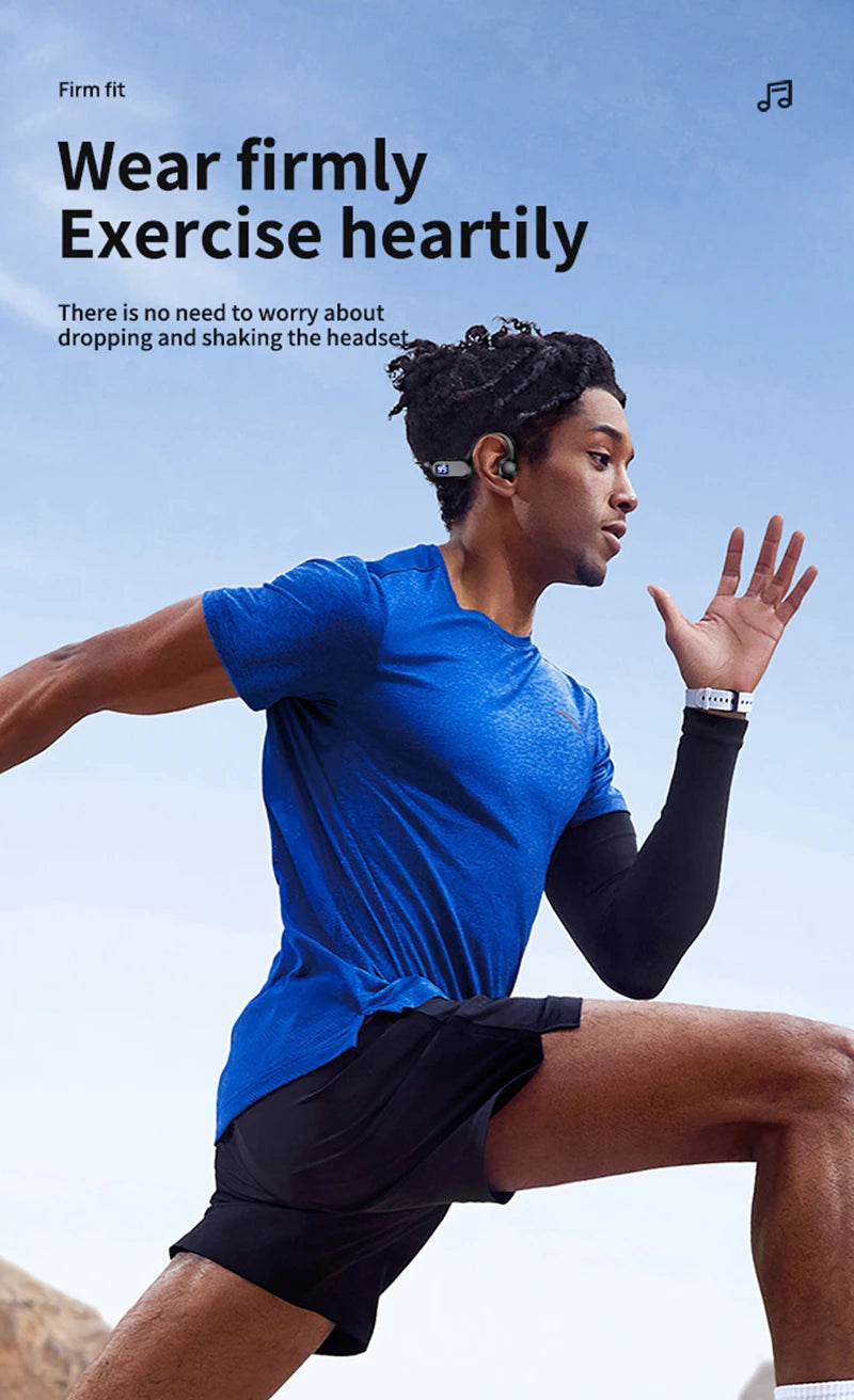 Écouteurs Conduction Osseuse Bluetooth 5.2 — 32H, ANC, Waterproof & Sport | Novatek Studio