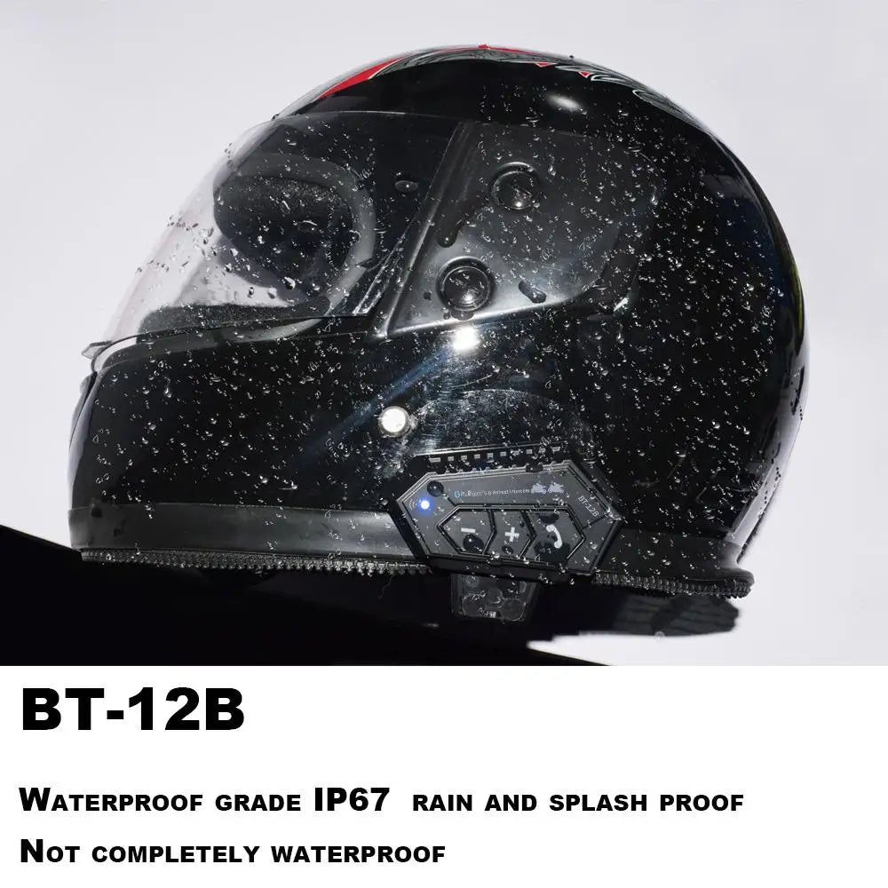 Écouteur Bluetooth Moto Mains Libres — Intercom 500m, Waterproof & Commande Vocale | Novatek Studio