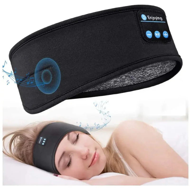 Bandeau Sommeil Bluetooth 5.0 — Écouteurs Intégrés, Masque Yeux & Sport | Novatek Studio