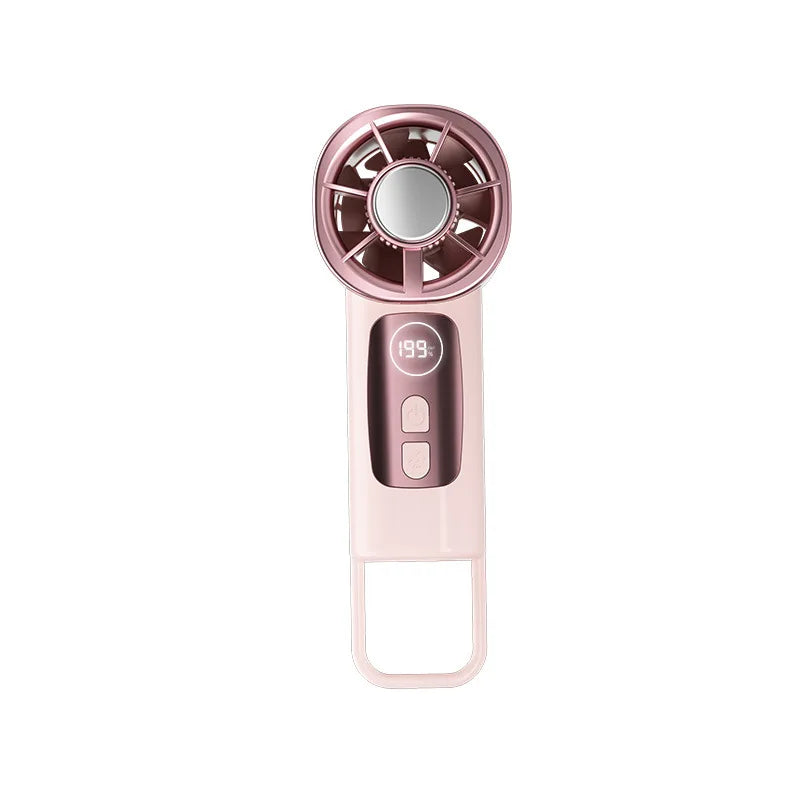 Mini Ventilateur Portable Rechargeable USB — 199 Vitesses & Refroidissement Semiconducteur | Novatek Studio