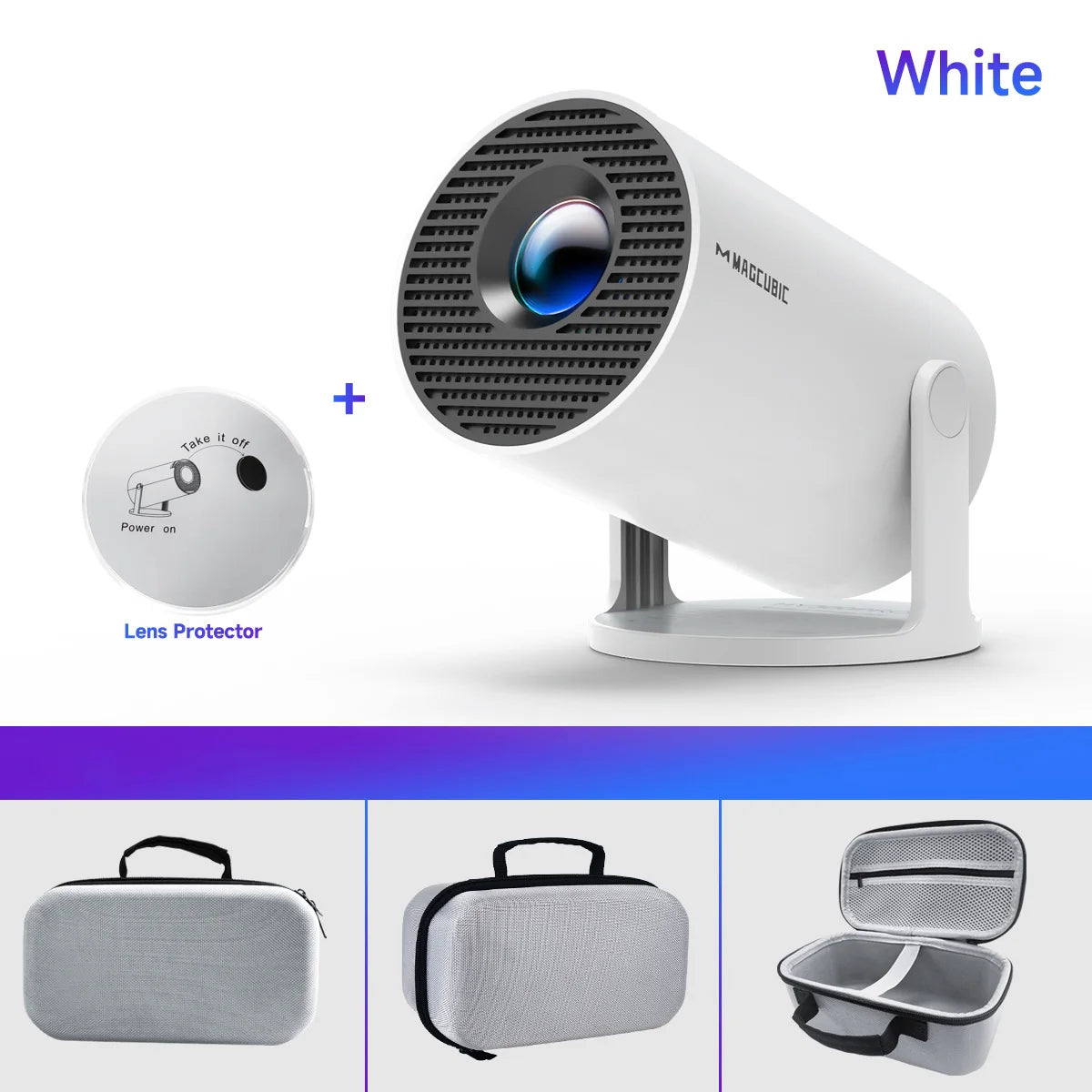 Vidéoprojecteur Magcubic HY300 Pro 290 ANSI — Android 14, WiFi 6, BT5.4 & 200 Pouces | Novatek Studio