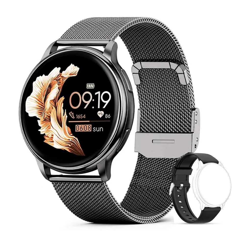 Smartwatch MEVADEN — Appels BT, Santé, 5 Jours & Cadrans Personnalisables | Novatek Studio