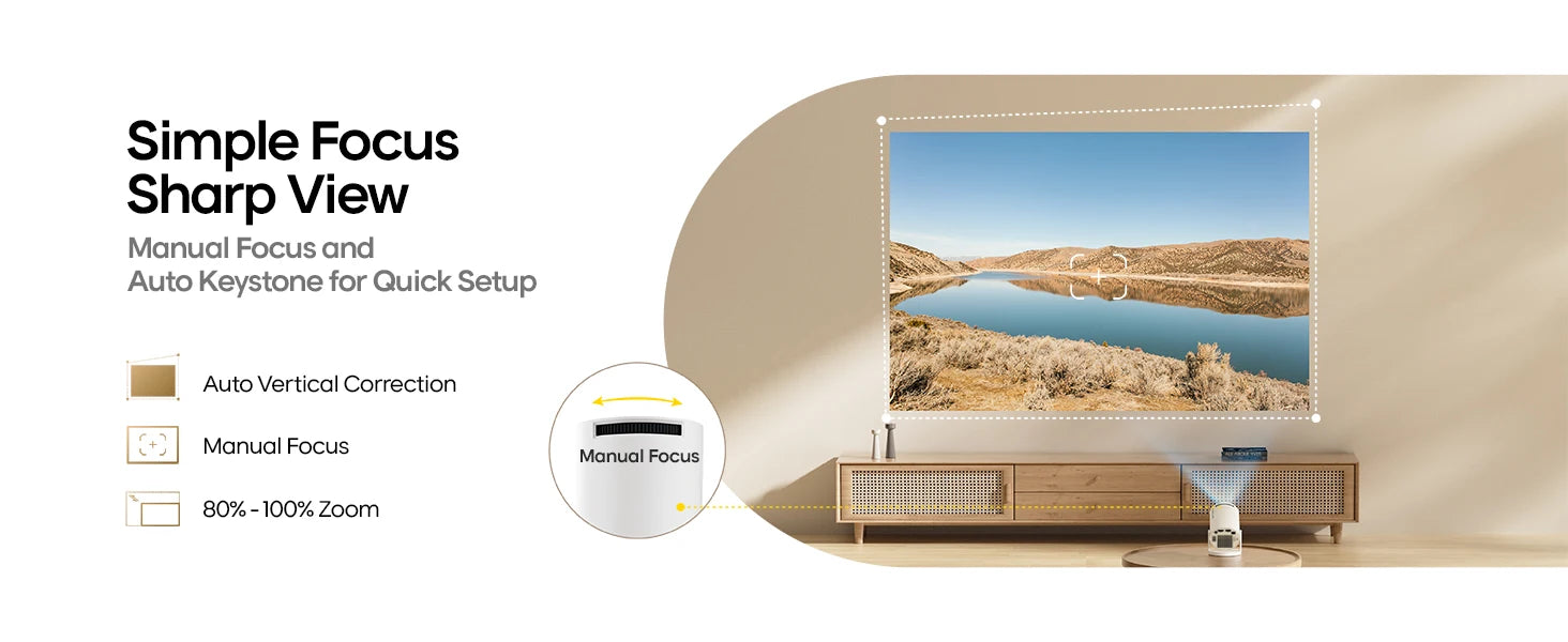 Vidéoprojecteur Magcubic HY300 Pro 290 ANSI — Android 14, WiFi 6, BT5.4 & 200 Pouces | Novatek Studio