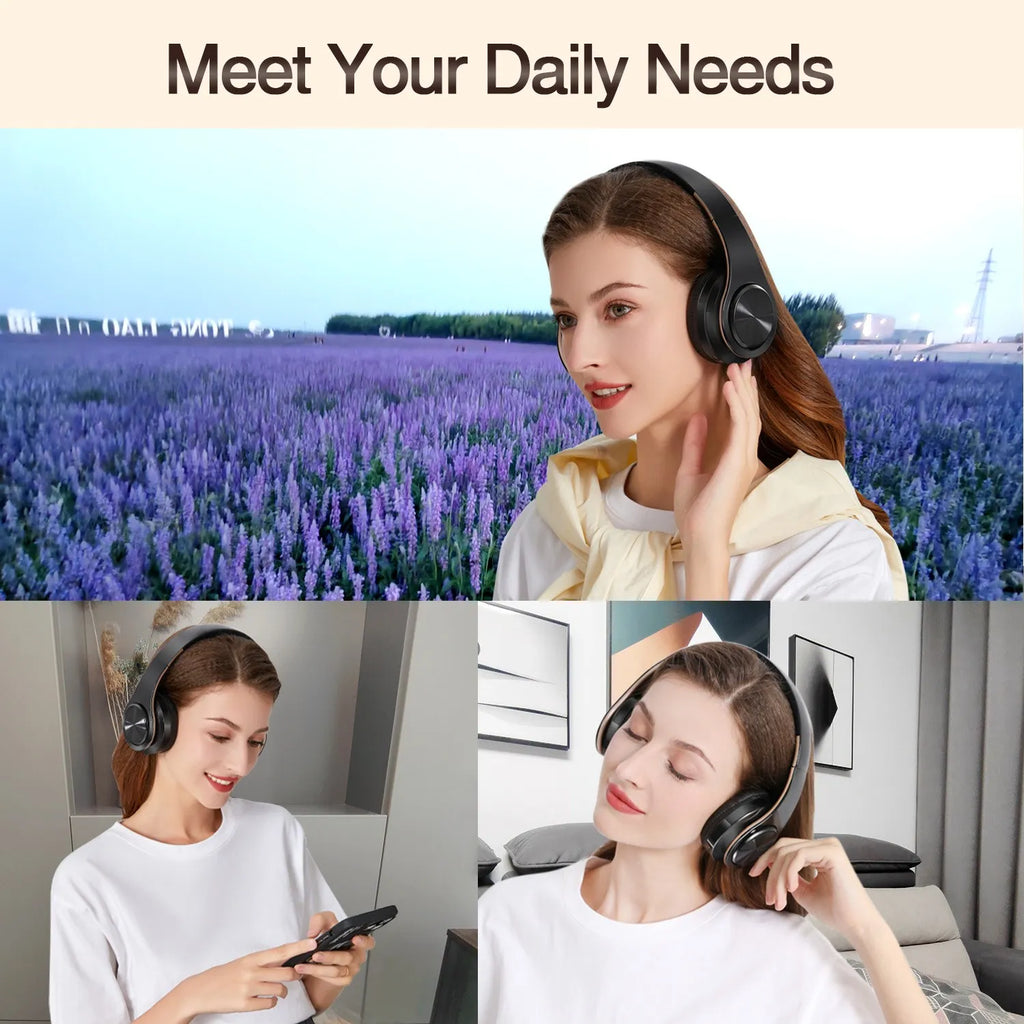 Casque Bluetooth 5.3 — 20H Autonomie, FM Radio, Micro HD & Mousse Mémoire | Novatek Studio