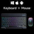 Clavier Bluetooth Mini RGB 10" — Rétroéclairé, Rechargeable & Compatible Tablette/PC | Novatek Studio