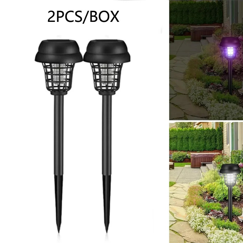 Lampe Solaire Anti-Moustiques UV — Waterproof, LED Décoratif, Jardin & Camping | Novatek Studio