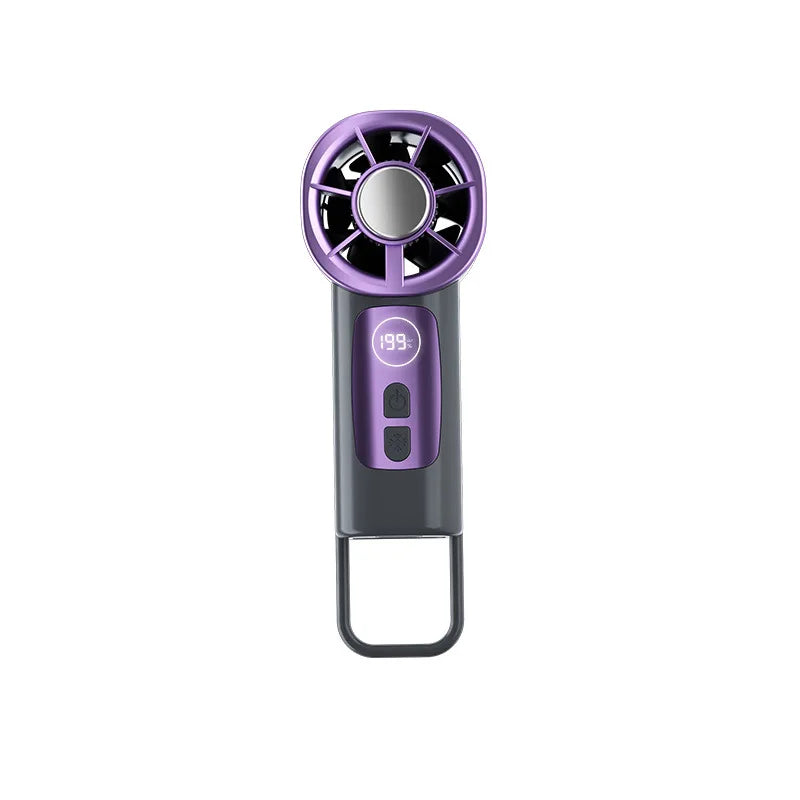 Mini Ventilateur Portable Rechargeable USB — 199 Vitesses & Refroidissement Semiconducteur | Novatek Studio