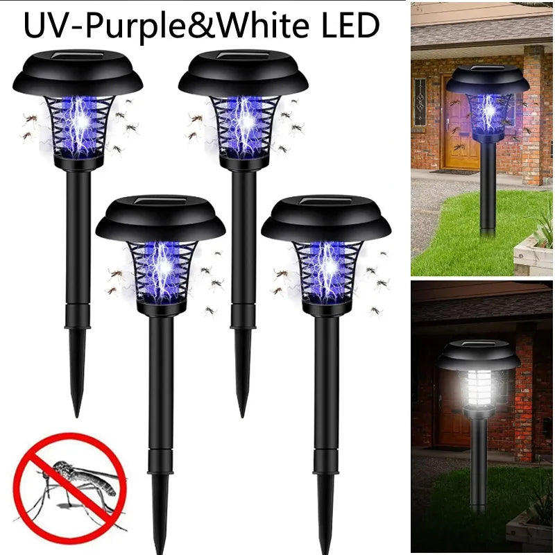 Lampe Solaire Anti-Moustiques UV — Waterproof, LED Décoratif, Jardin & Camping | Novatek Studio